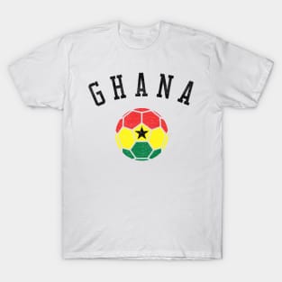 Ghana Soccer Team Heritage Flag T-Shirt
